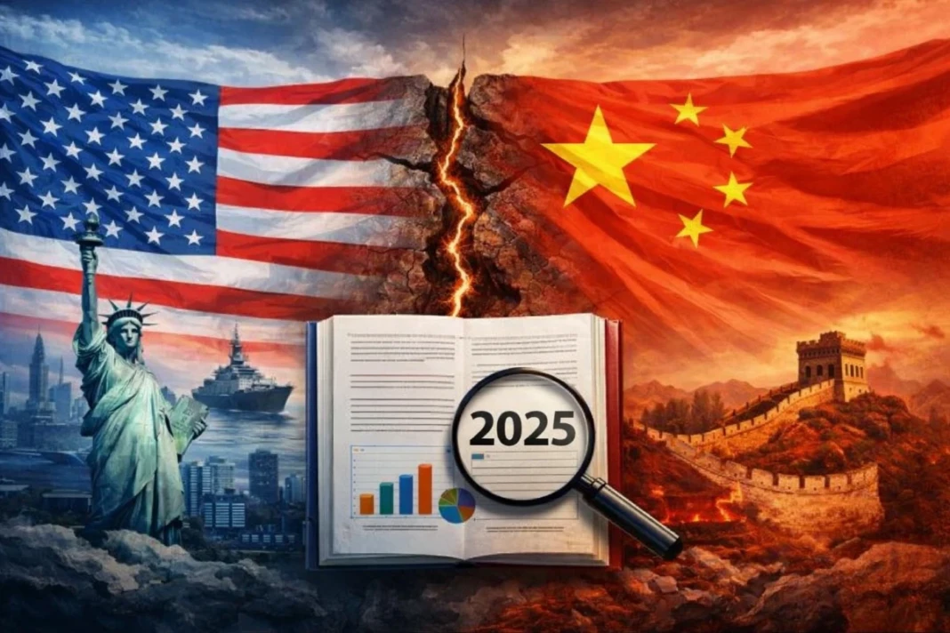 Ilustrasi ekonomi global 2025.