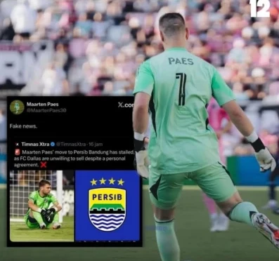 Maarten Paes menepis rumor kepindahannya ke Persib Bandung.