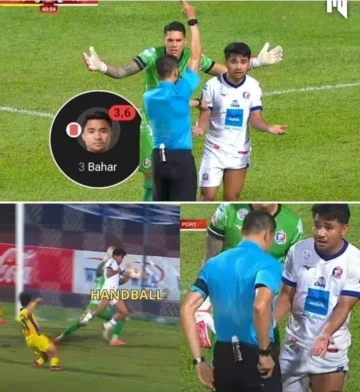 Asnawi kena kartu merah setelah handball dikotak penalti