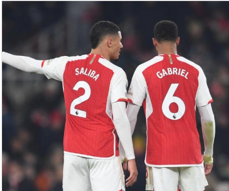 duet Gabriel Magalhaes dan William Saliba