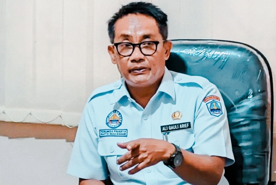 Direktur Utama Perumda Pasar Makassar Raya, Ali Gauli Arief.