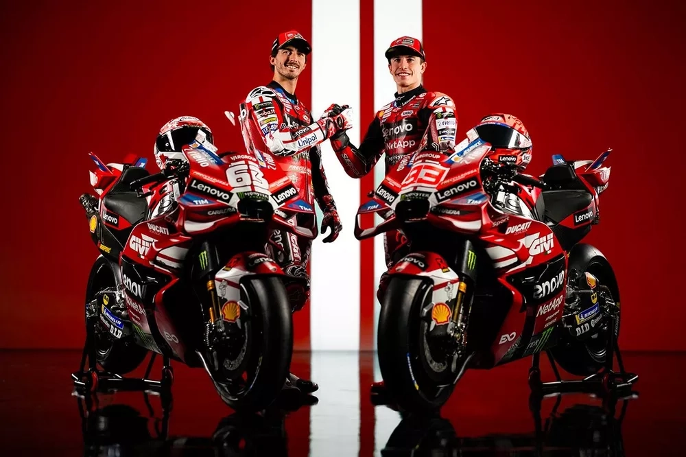 Ducati team, Marc Marquez dan Francesco Bagnaia