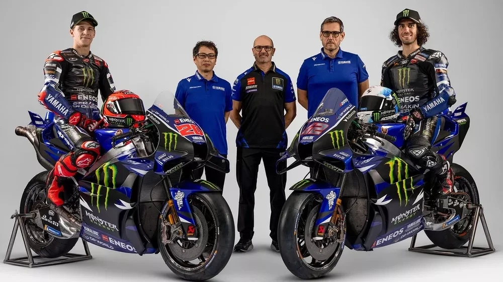 Fabio Quartararo, Takahiro Sumim, Massimo Meregalli, Paolo Pavesio, Alex Rins, Yamaha Factory Racing