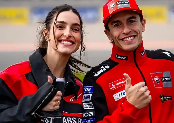 Gemma Pinto dan Marc Marquez