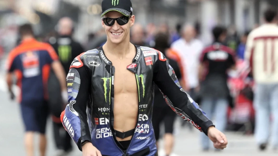 Pembalap MotoGP dari Team Yamaha Racing, Fabio Quartararo