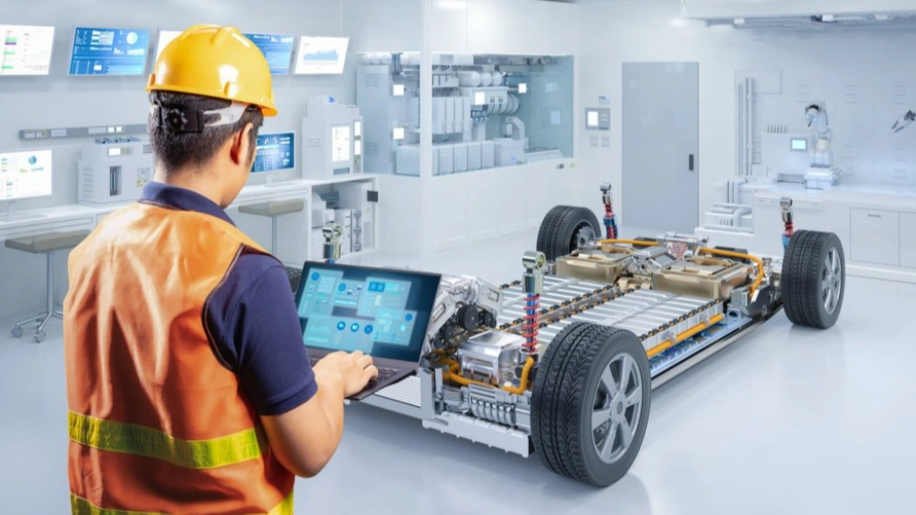 Ilustrasi baterai kendaraan listrik