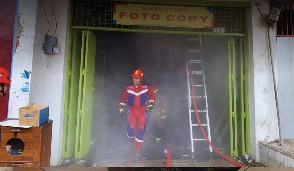 Kebakaran Ruko Fotocopy