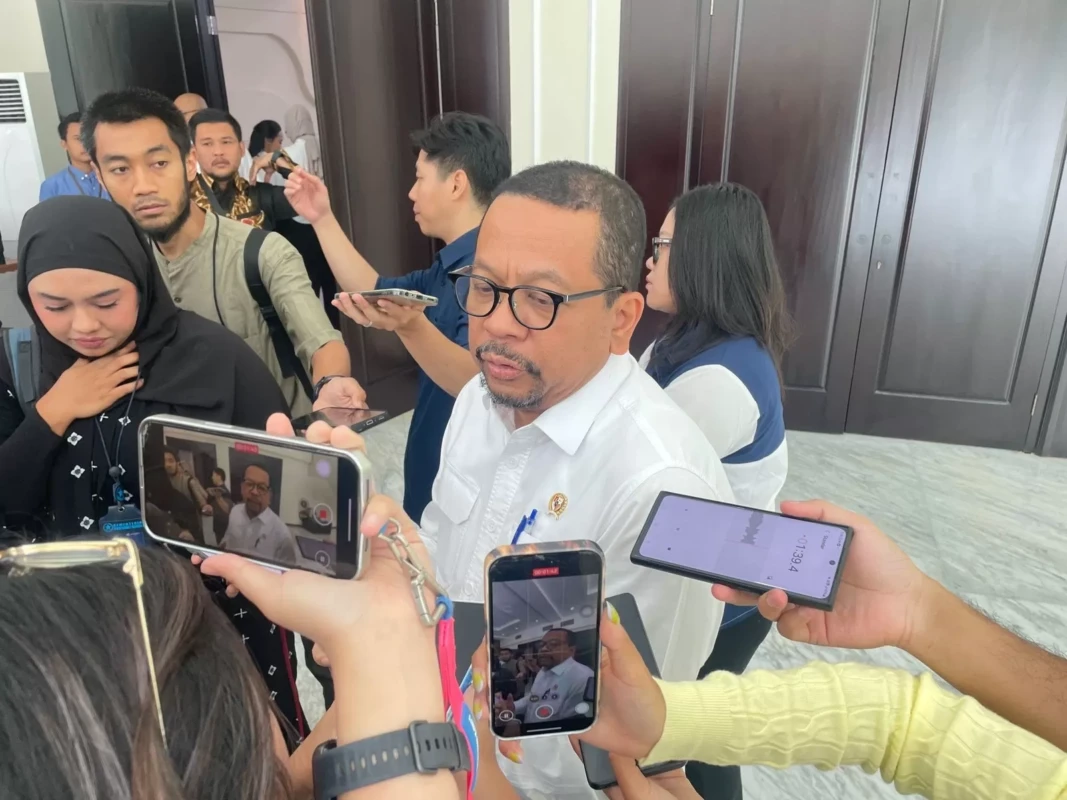 Kepala Staf Kepresidenan, Muhammad Qodari di kantor Badan Komunikasi Pemerintah