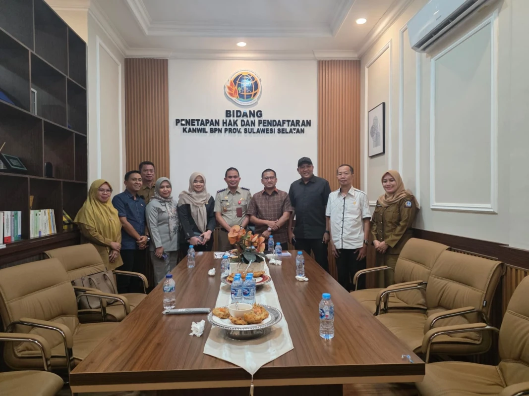 Komisi I DPRD Bone Datangi BPN Sulsel, Dorong Tambahan Kuota PTSL