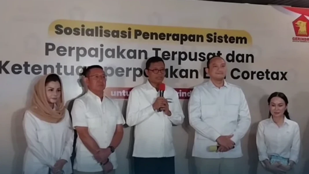 Konferensi Pers DJP Setelah Sosialisasi Coretax di Gerindra