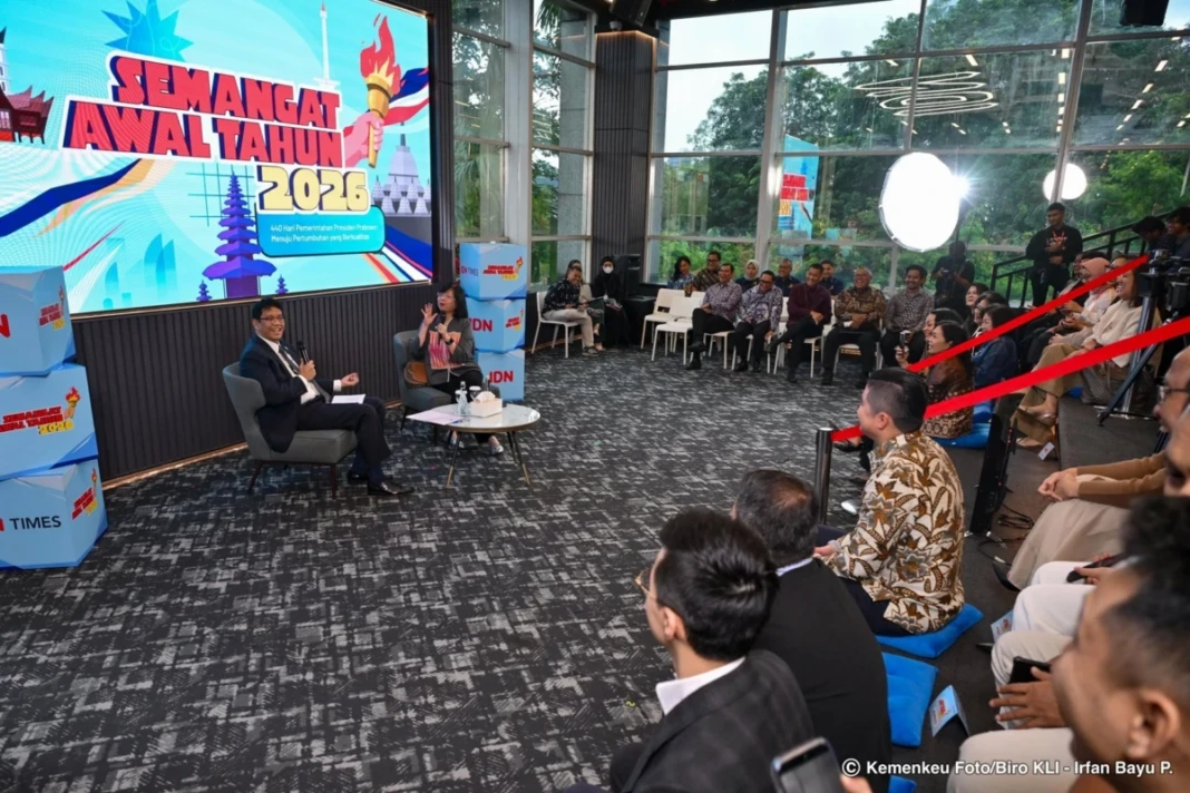 Menkeu Purbaya dalam Acara Semangat Awal Tahun 2026, Rabu (14:1:2026)