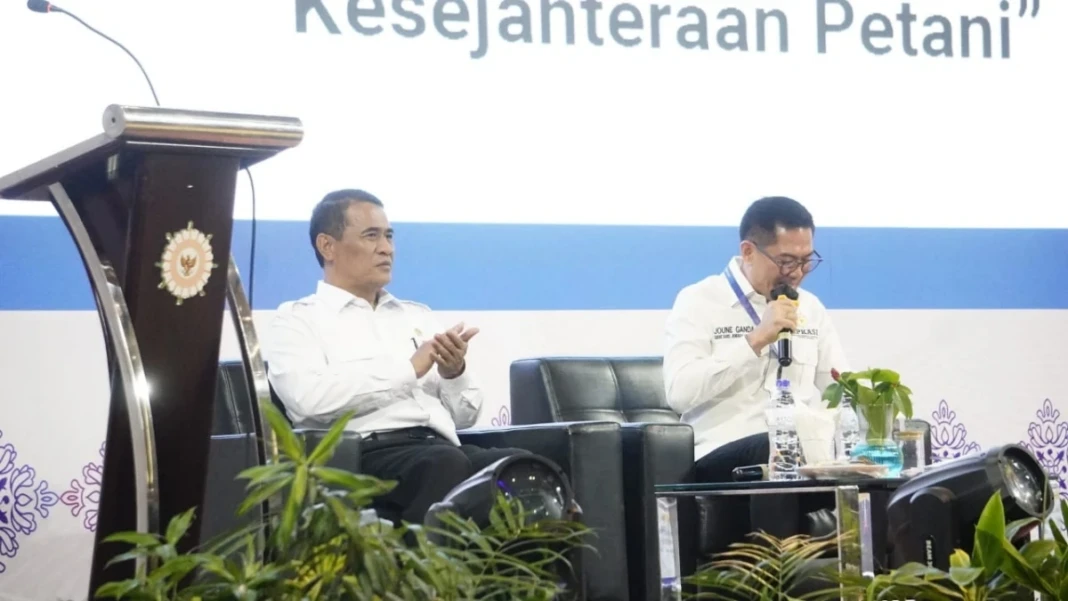 Menteri Pertanian Andi Amran Sulaiman dalam Rakernas APKASI di Batam, Senin (19:1:2026).