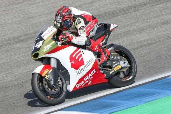 Pembalap Indonesia Mario Aji di kejuaraan Grand Prix, 