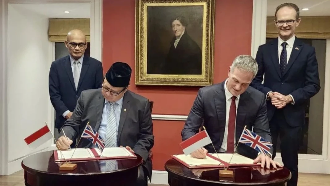 Penandatangan perjanjian Kemitraan antara dua negara