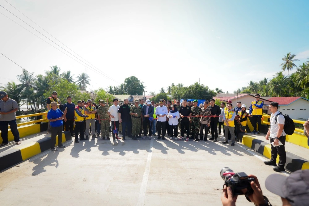 Peresmian jembatan di Kabupaten Sinjai-Bulukumba