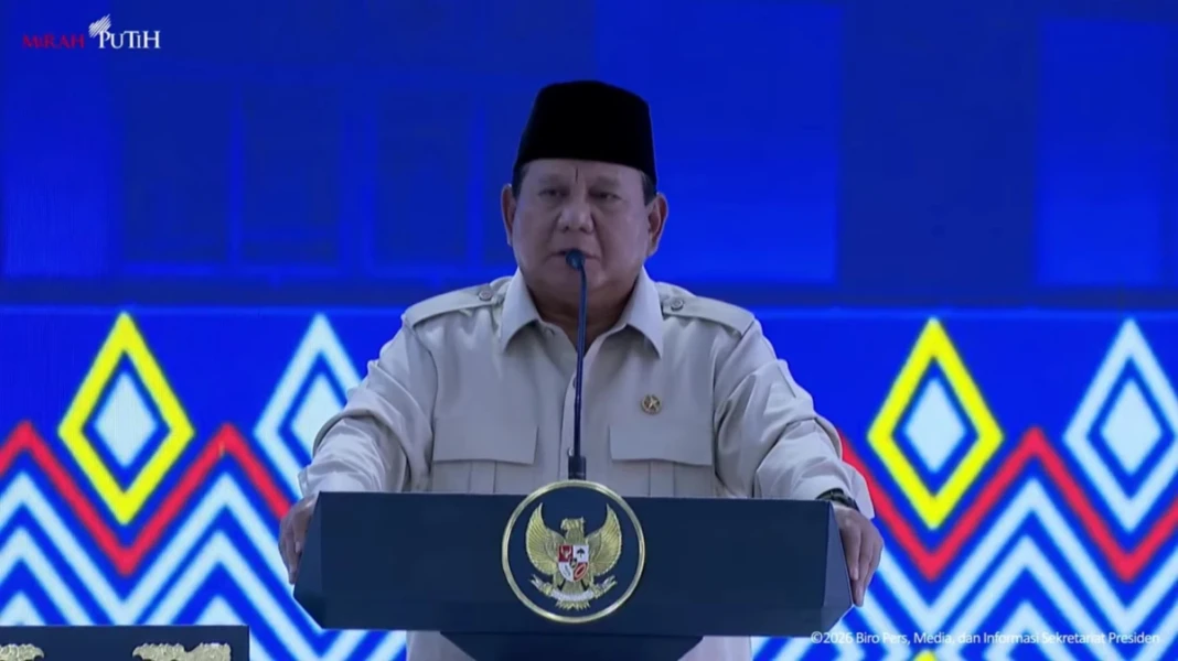 Presiden RI-8, Prabowo Subianto dalam Peresmian Sekolah Rakyat