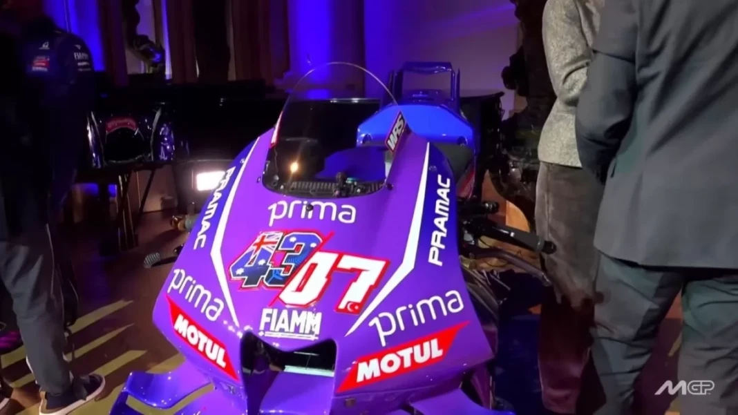 Prima Pramac Yamaha resmi membuka MotoGP 2026. (Tangkapan Layar Youtube MotoGP)