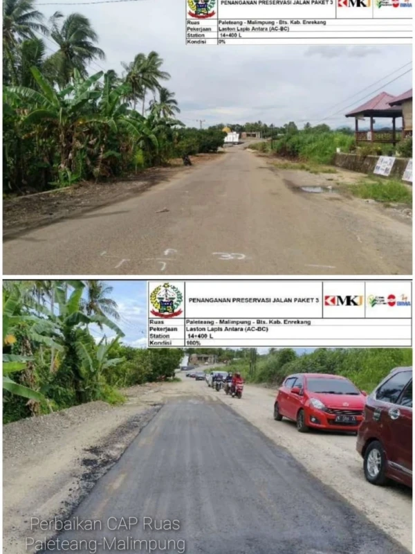 Progres preservasi Jalan Paleteang–Malimpung–Batas Enrekang penyiapan badan jalan hingga rekonstruksi