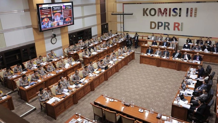 Ruang Rapat Komisi III DPR RI