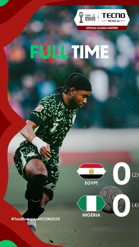 Nigeria Raih Juara 3 Piala Afrika 2026 Usai Kalahkan Mesir Lewat Adu Penalti