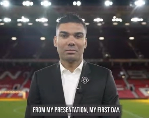 pernyataannya, Casemiro di unggahan akun resmi Manchester United