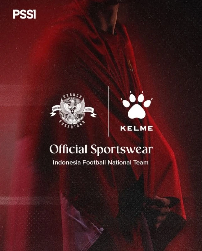 PSSI resmi menggandeng Kelme sebagai apparel Timnas Indonesia dan Timnas Futsal periode 2026–2030.