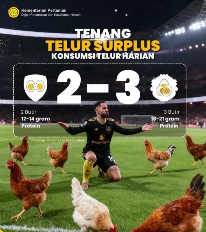 Akun Pemerintah Kementerian Pertanian ikut rayakan kemenangan Manchester United
