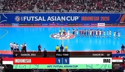 Hasil Timnas Futsal Indonesia vs Irak di AFC Futsal Asian Cup 2026, source timnasfutsal