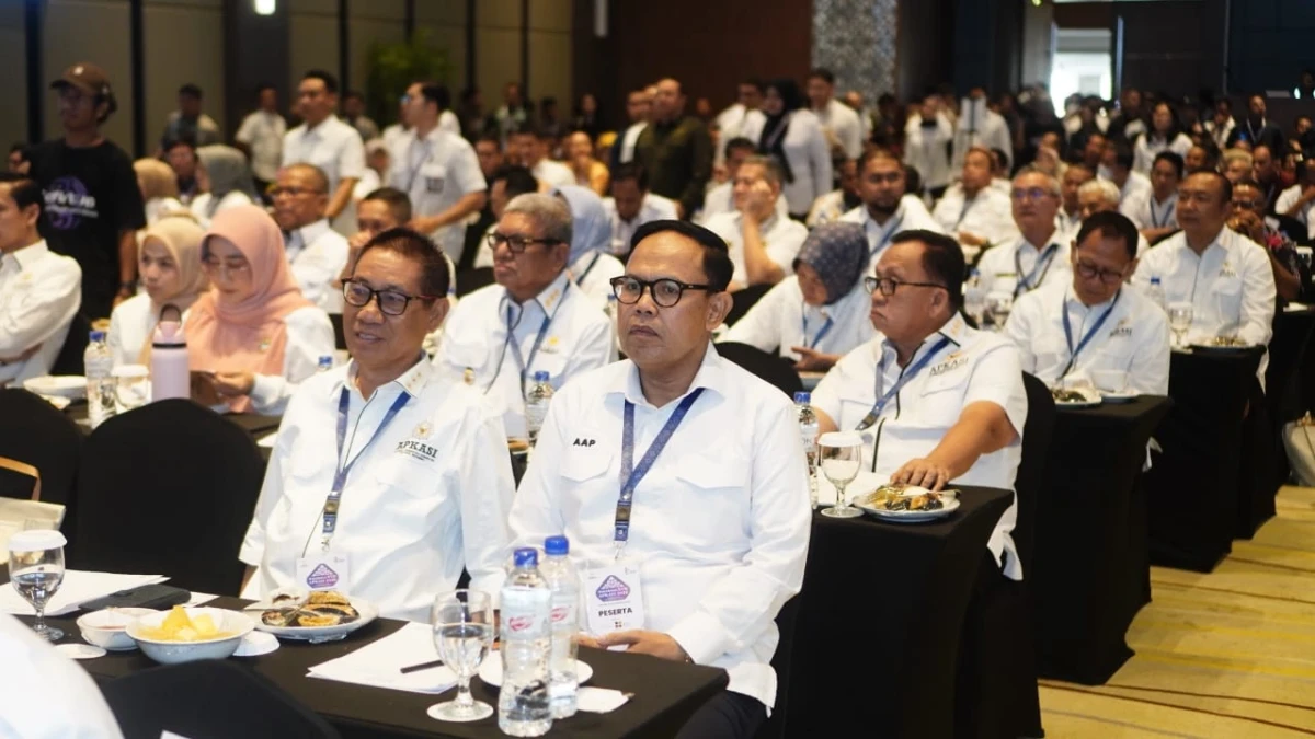 Suasana Rakernas APKASI di Batam, Senin (19:1:2026).