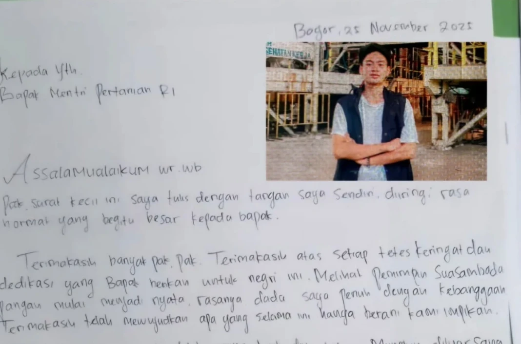 Surat untuk Pak Menteri