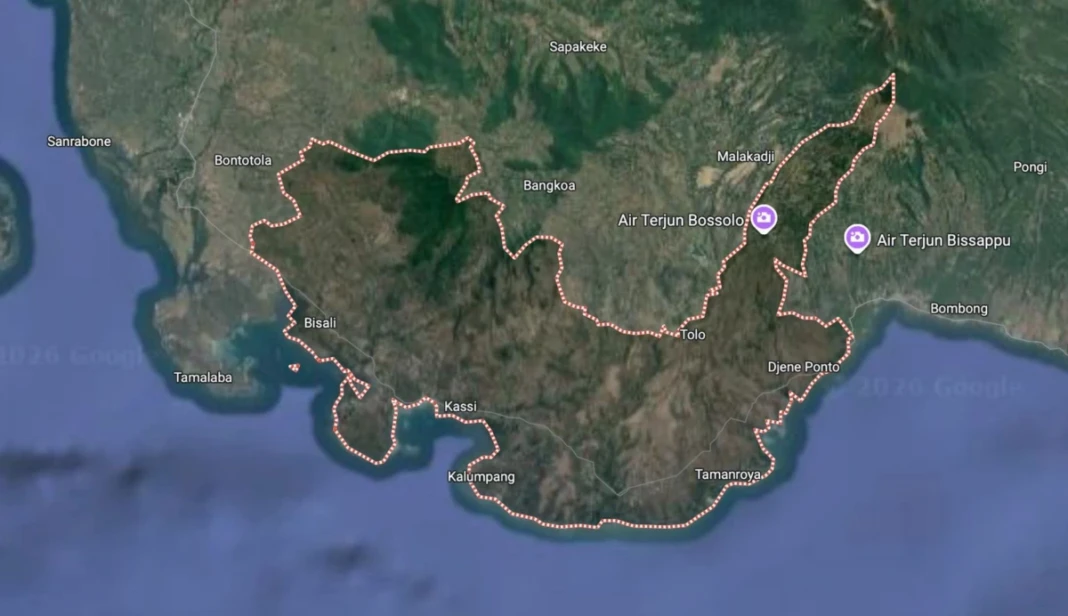 Tangkapan layar melalui Google Maps Kabupaten Jeneponto