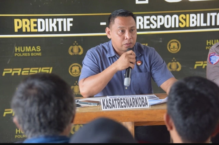 Kasat Narkoba Polres Bone, Iptu Irham SH MH.