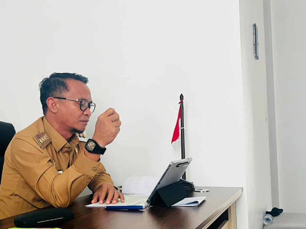 Rakor Pemerintah Kabupaten Bone, Senin (5/1/2025).