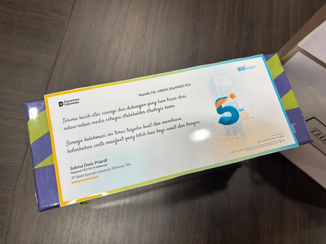 Bank BSI Berikan Apresiasi kepada SulawesiPos.com sebagai Bentuk Penguatan Sinergi dan Kolaborasi Strategis