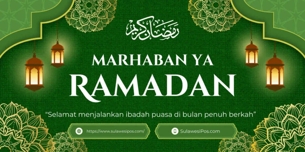 Banner Ramadan Ornamental Islami Hijau Emas (1)