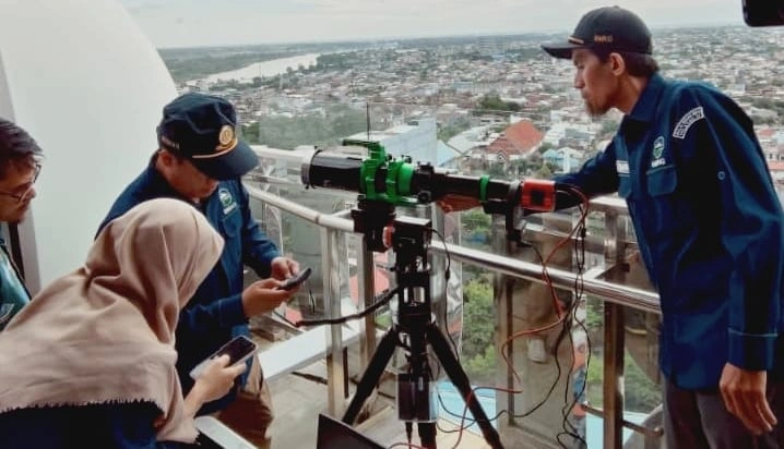 BMKG menggelar pemantauan hilal penentu awal Ramadan 1447 H, Selasa