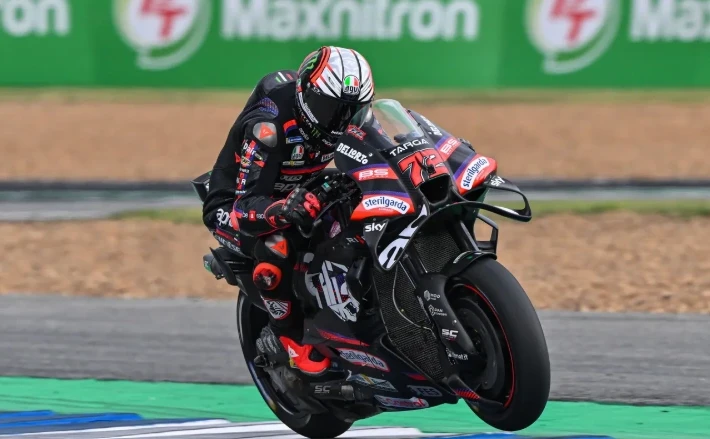 Pembalap MotoGP, Marco Bezzecchi mengamankan pole position untuk balapan utama di Chang International Circuit, Minggu (1/3/2026). dok/motogpcom