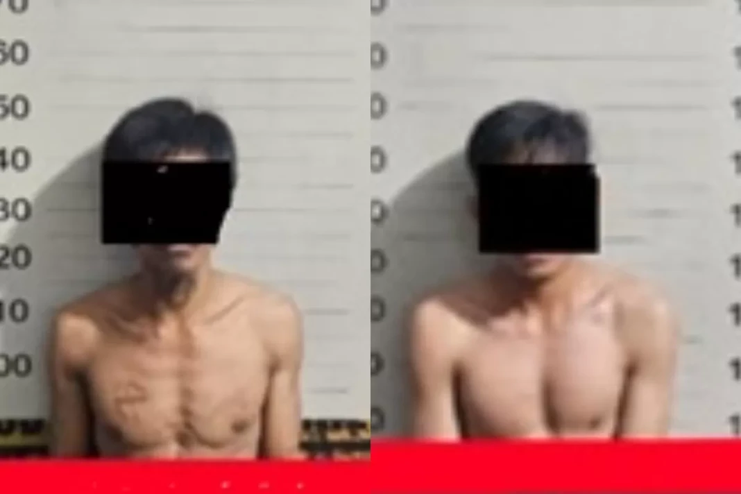 Dua pencuri motor di Jalan Ujung, Makassar ditangkap. Dok. Tribata News Polrestabes Makassar