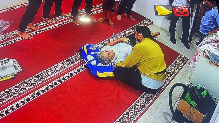 Foto korban saat di musala