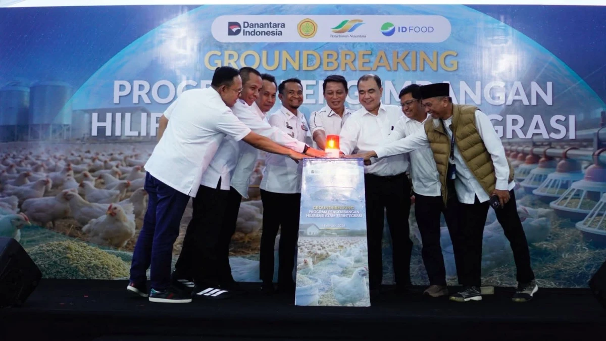 Groundbreaking kawasan perunggasan terintegrasi di Bone