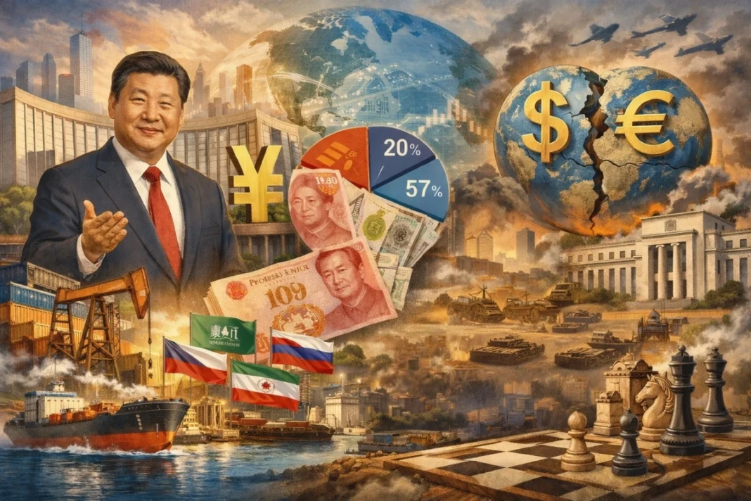 Ilustrasi Yuan sebagai tatanan moneter dunia