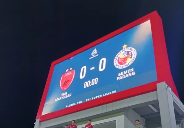 Hasil PSM Makassar vs Semen Padang berakhir imbang 0-0 pada pekan ke-19 Liga 1 Indonesia di Stadion Bj Habibie.