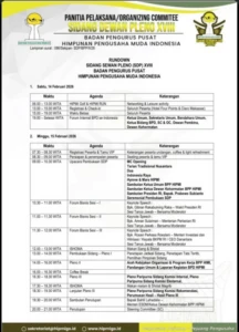 Jadwal SDP XVIII BPP HIPMI 2026 di Makassar
