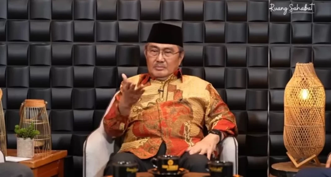 Jimly Asshiddiqie dalam siniar bersama Mahfud MD