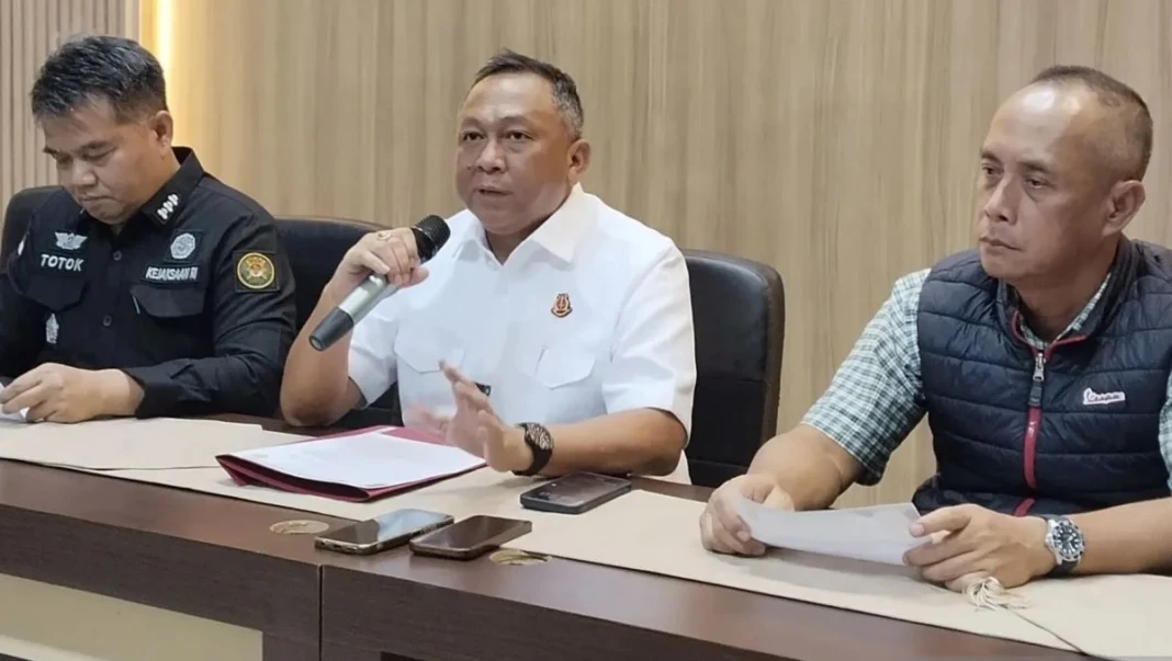 Kejati Sumsel saat konferensi pers