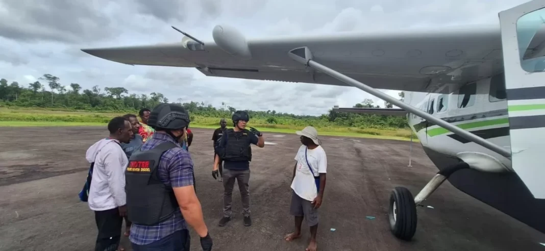 Pesawat Smart Air yang ditembak KKB di Papua