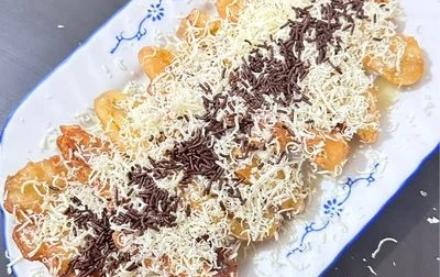 Pisang coklat keju