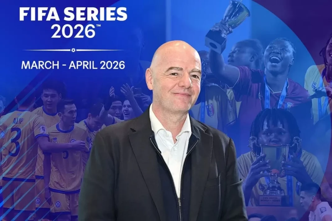Presiden FIFA Gianni Infantino mengumumkan Indonesia menjadi salah satu tuan rumah FIFA Series 2026