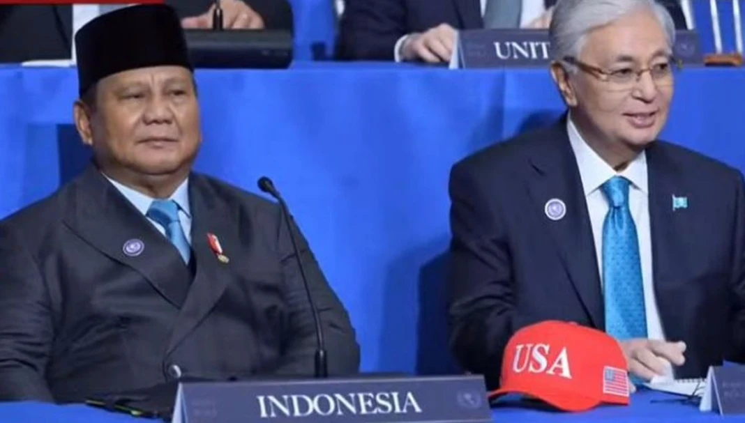 Presiden Prabowa dalam pertemuan BoP