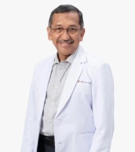 Prof. Dr. dr. Murdani Abdullah, Sp.PD, KGEH, FINASIM, FACG, FASGE, Ketua Human Cancer Research Center IMERI Fakultas Kedokteran Universitas Indonesia dan Konsultan Gastroenterologi